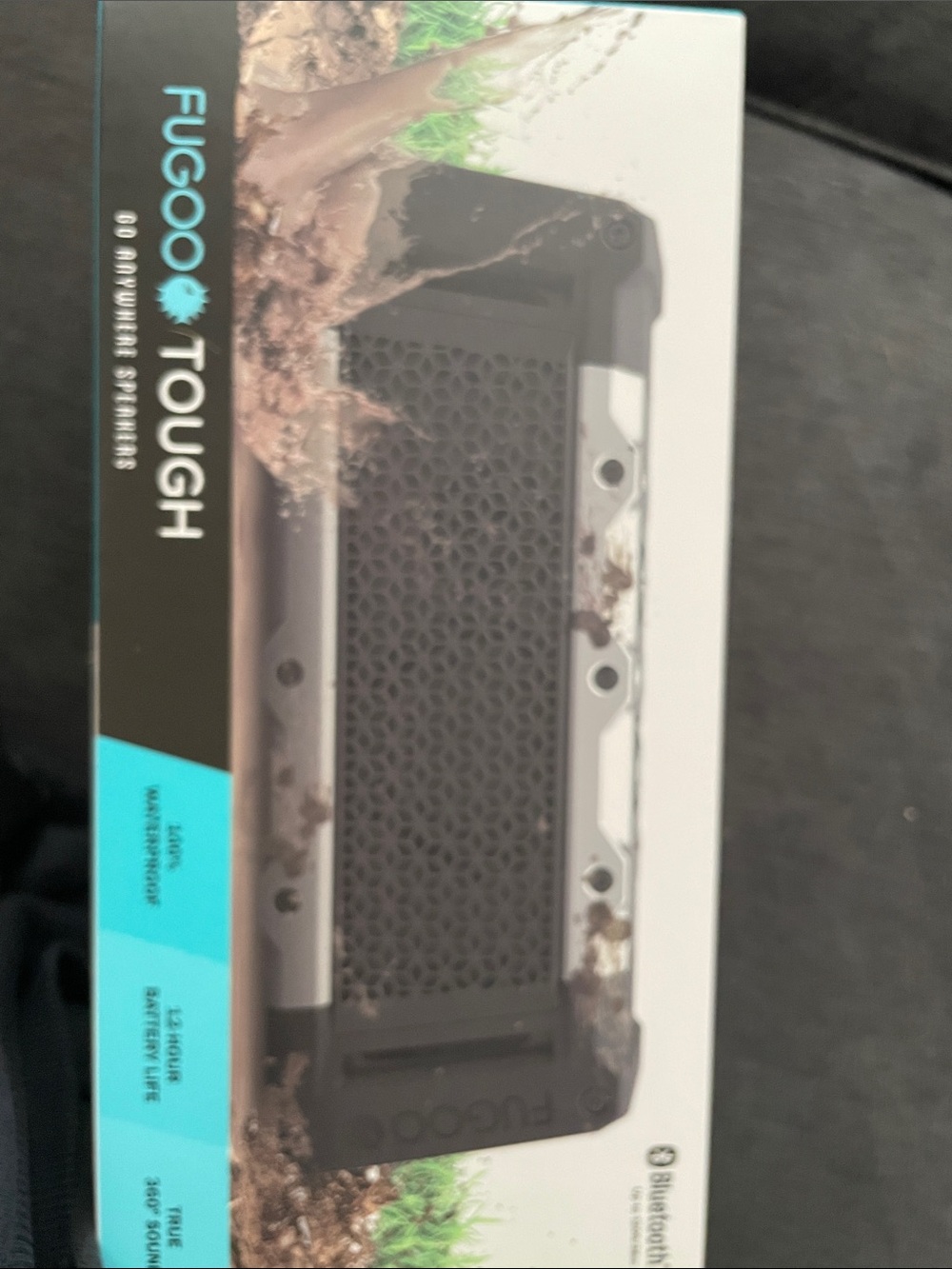 Tough Portable Bluetooth Speaker — Black